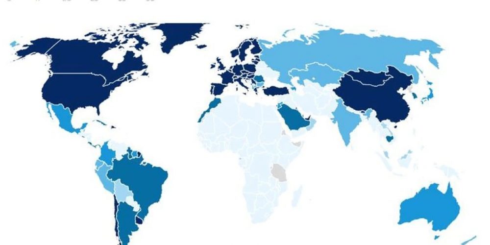 Vacunación contra el COVID-19: sólo el 22% de la población mundial recibió al menos una dosis