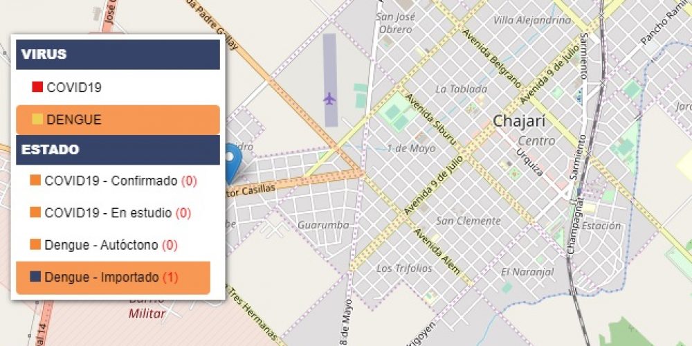 CHAJARÍ LANZA UNA PLATAFORMA DIGITAL PARA GEOREFERENCIAR LA EMERGENCIA SANITARIA