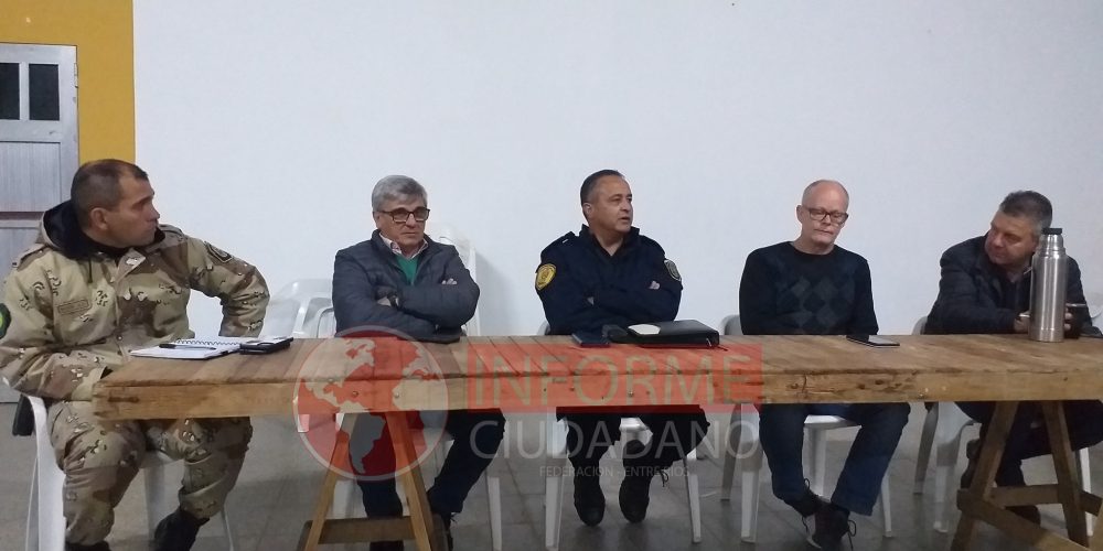 Reunión por tema seguridad