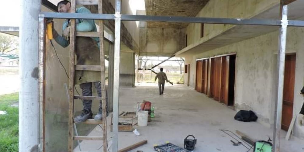 Se reinició la obra del Auditorio .