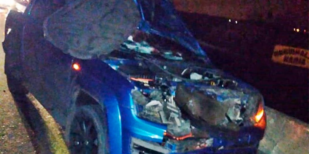 Camioneta atropelló y mató a un peatón en la Autovía 14