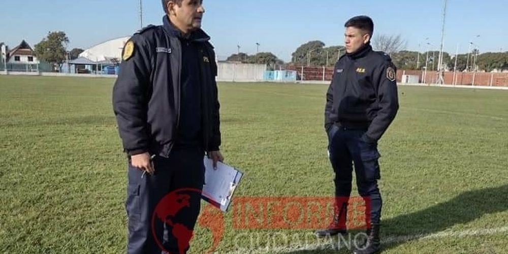 Auditorías por parte de Policía Departamental Federación a las canchas de fútbol