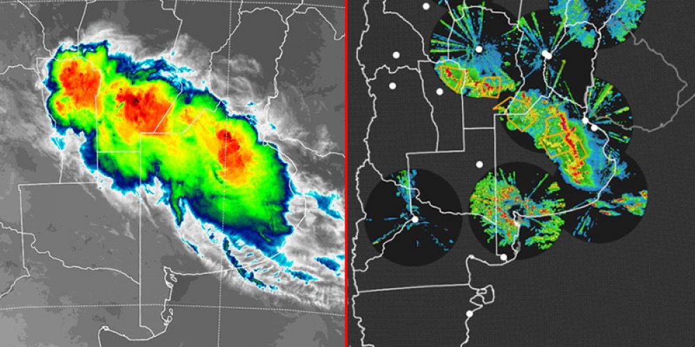 Sigue avanzando el frente frío y ampliaron la zona de alerta en Entre Ríos