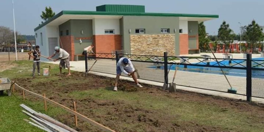 Comenzó la obra en la pileta semiolimpica.