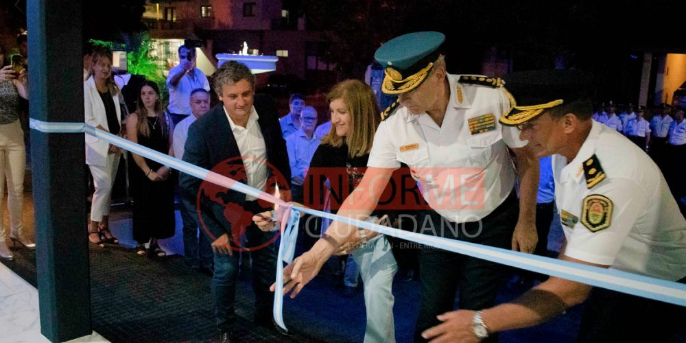 Se inauguraron las diversas reformas y ampliaciones de la Jefatura Departamental de Policía