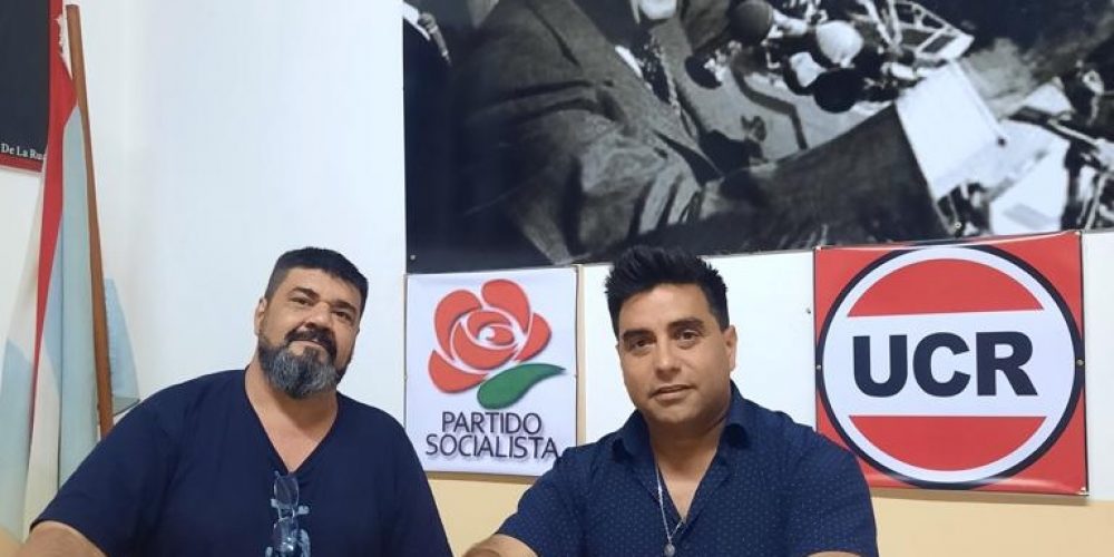 El Pte del Comité local de la UCR Dr Pessolani se reunió con referentes del Socialismo