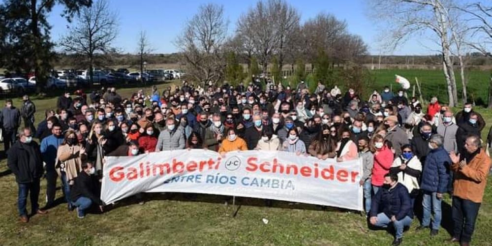 “Entre Ríos cambia” se afirmó desde el espacio liderado por Galimberti y Schneider