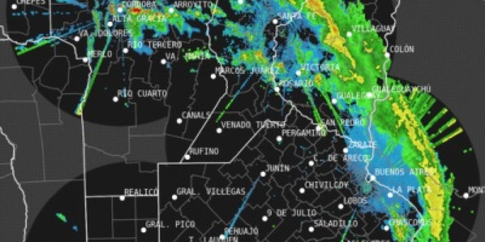 Rige un alerta por tormentas para Entre Ríos