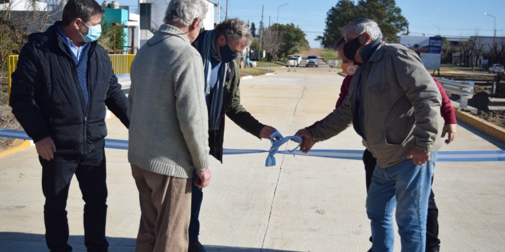 Quedó oficialmente inaugurada la alcantarilla Puente de Av. 25 de Mayo y el Arroyo Yacaré