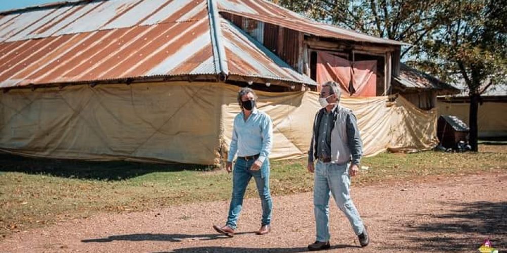 El Presidente Municipal recorrió el futuro Corralón Municipal