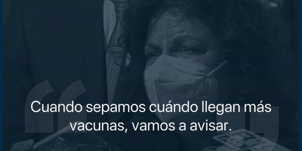 Carla Vizzotti confirmó que el Gobierno no sabe cuándo vendrán más vacunas contra el coronavirus