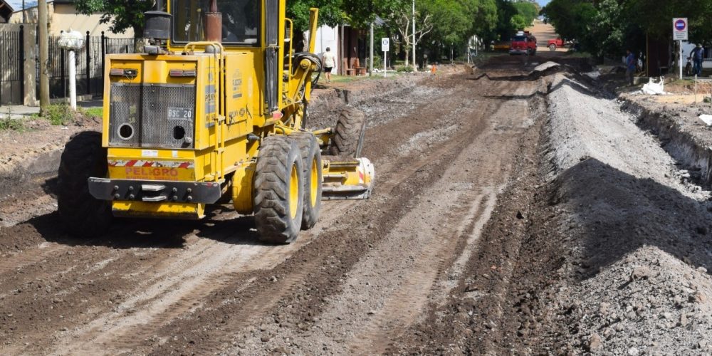 Chajarí invierte 6,5 millones de pesos en hormigón para la obra de pavimento de calle Moreno