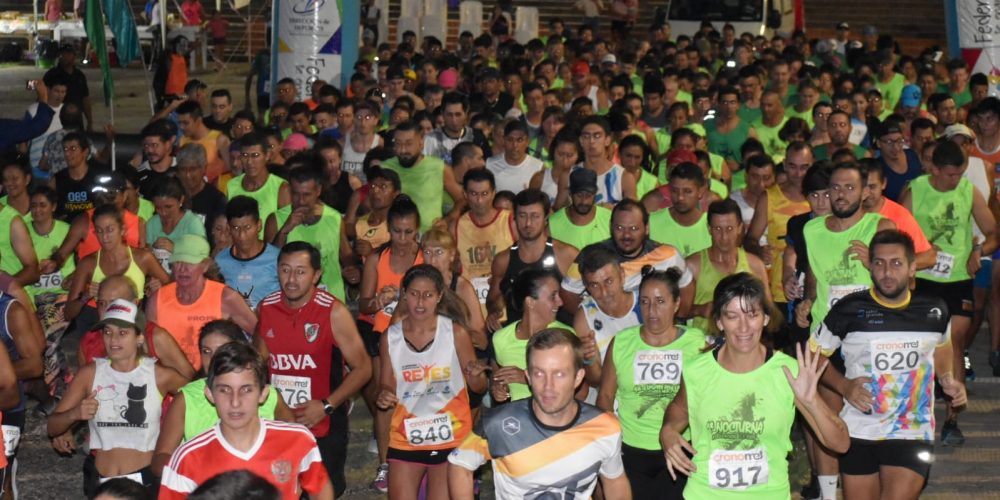 Daniel Sosa y Eugenia Centurión los ganadores de la Maratón Nocturna en Federación