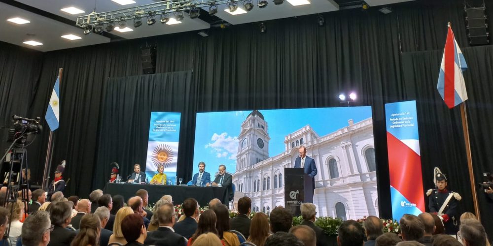 Dura crítica de los senadores de JxC al discurso de Bordet