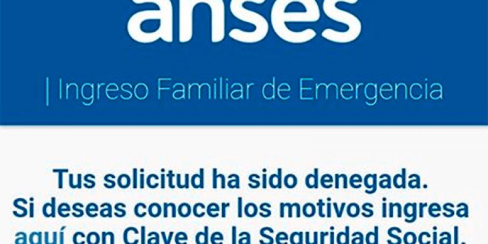 Abre esta semana una nueva inscripción para el Ingreso Familiar de Emergencia