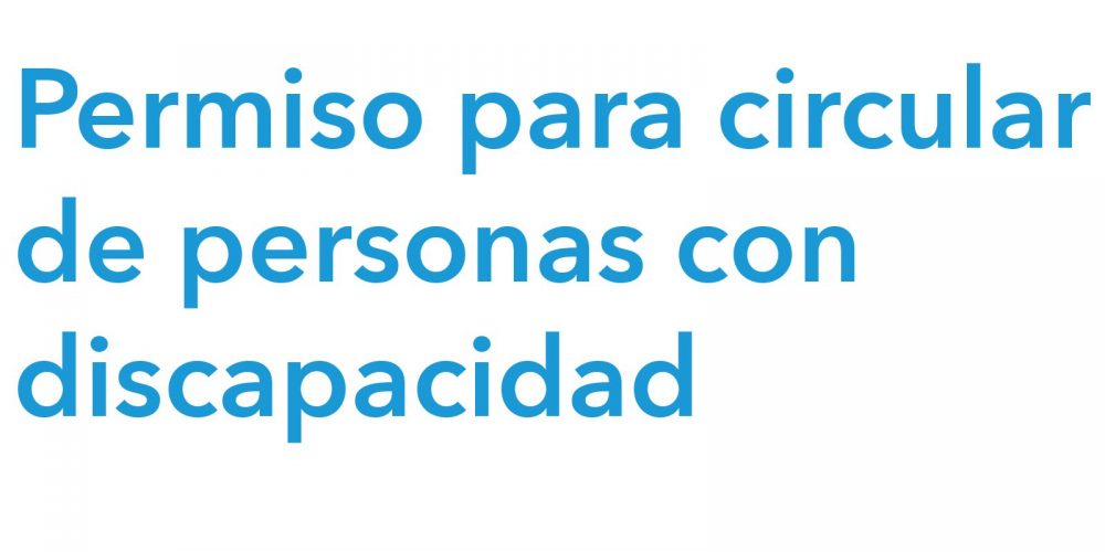 La provincia definió recomendaciones para las salidas de las personas con discapacidad