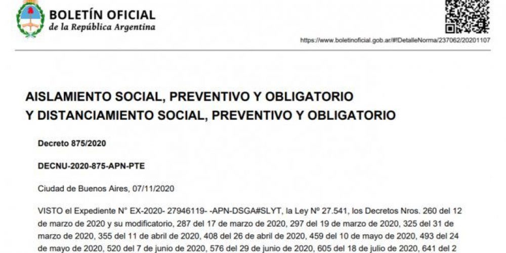 El decreto de Alberto que confirma que Entre Ríos continúa en etapa de distanciamiento