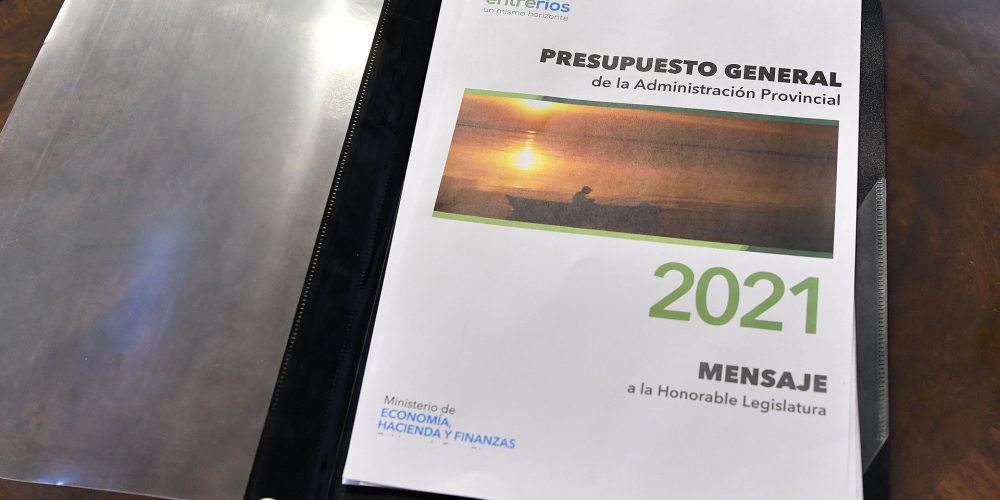 El Ejecutivo envió el proyecto de presupuesto a la Legislatura