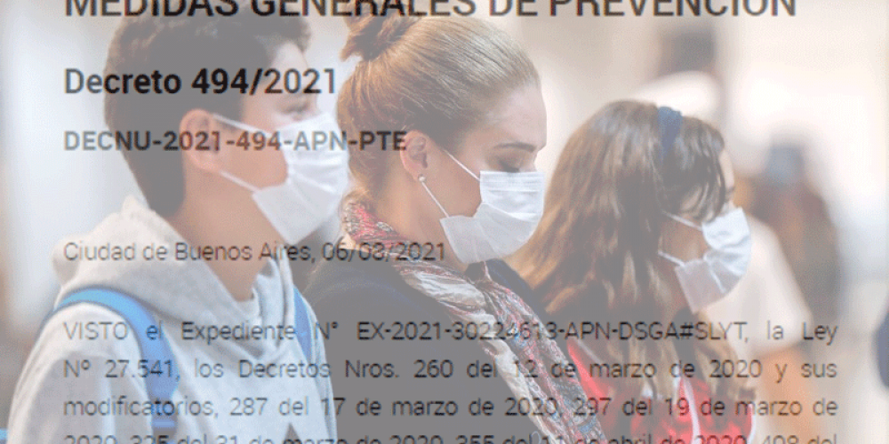 Qué dice el nuevo DNU que flexibiliza restricciones en el marco de la pandemia