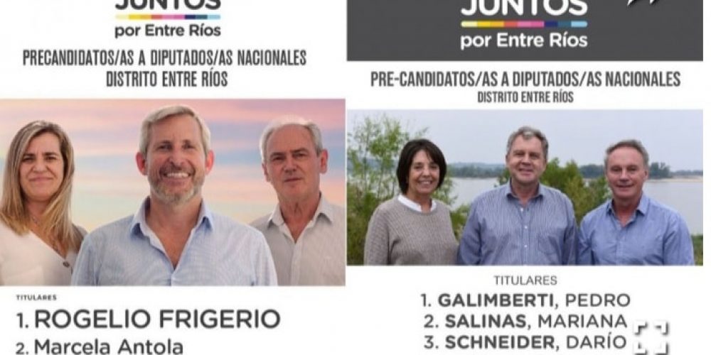 El escrutinio definitivo confirmó los lugares en la lista de Juntos por Entre Ríos