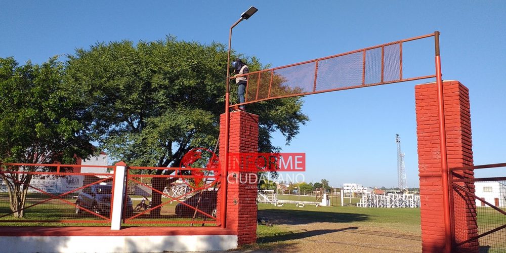 Mayor iluminación en el predio de Club Estudiantes