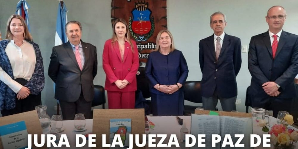 La Dra. Delfina Geist juró como Jueza de Paz de Federación