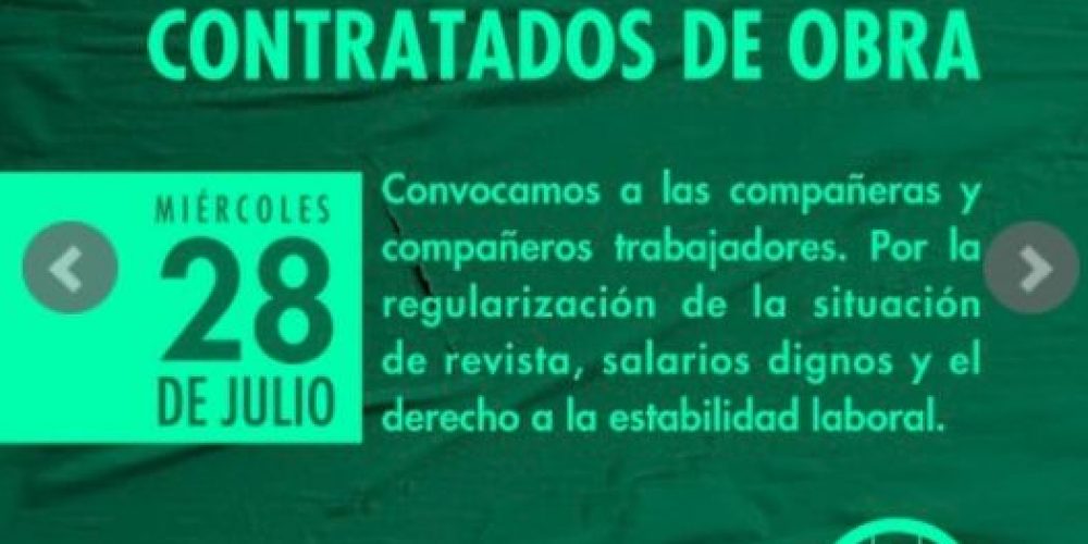 ATE busca avanzar en la regulación de los contratados de obra del Estado Provincial