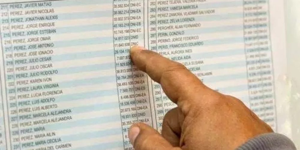 Se publicó el padrón definitivo para las elecciones de octubre