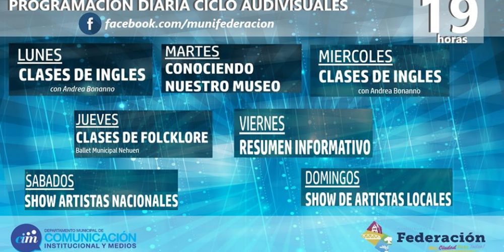 Contenidos audiovisuales para compartir desde la Fanpage Municipal