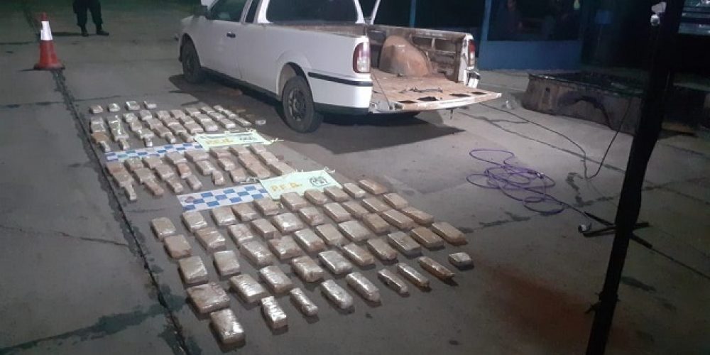 Puesto Caminero San Jaime: en procedimiento antinarcótico secuestraron 70 kilos de marihuana