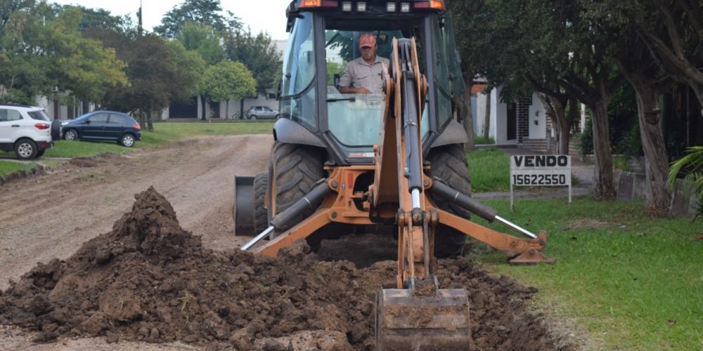 Chajari: Comenzaron los trabajos preliminares a la obra de adoquinado