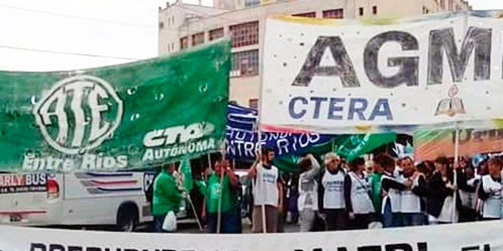 Los gremios remarcaron que sin convocatoria a paritaria habrá plan de acción