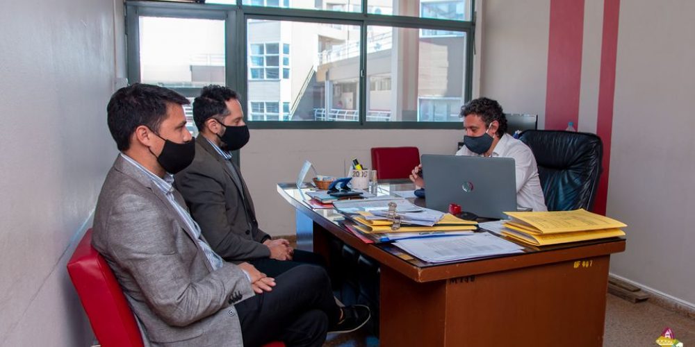 Autoridades del Colegio Provincial de Arquitectos se reunieron con el Presidente Municipal