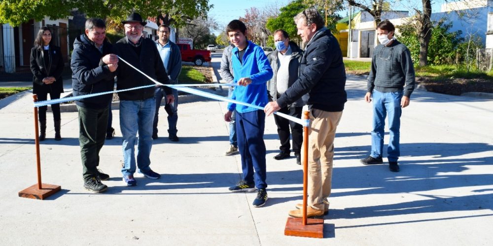 Chajarí: Se inauguraron las obras de pavimento