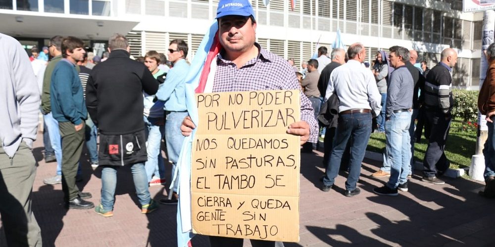 El martes los productores protestarán en Tribunales contra el fallo que limita las fumigaciones