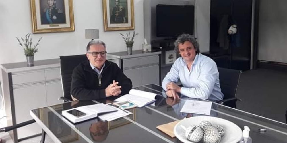 El Intendente Ricardo Bravo se reunió con Luis Benedetto