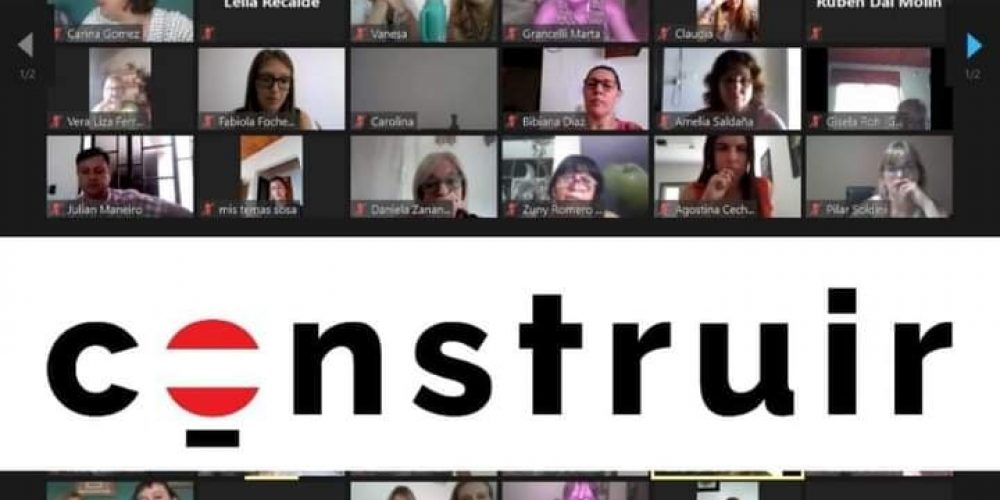 Mujeres de “Construir” mantuvieron un encuentro virtual sobre Experiencias de Gestión en Políticas de Gobierno