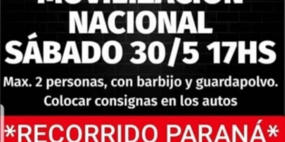 Coronavirus: Trabajadores de la salud autoconvocados exigieron mejores condiciones laborales