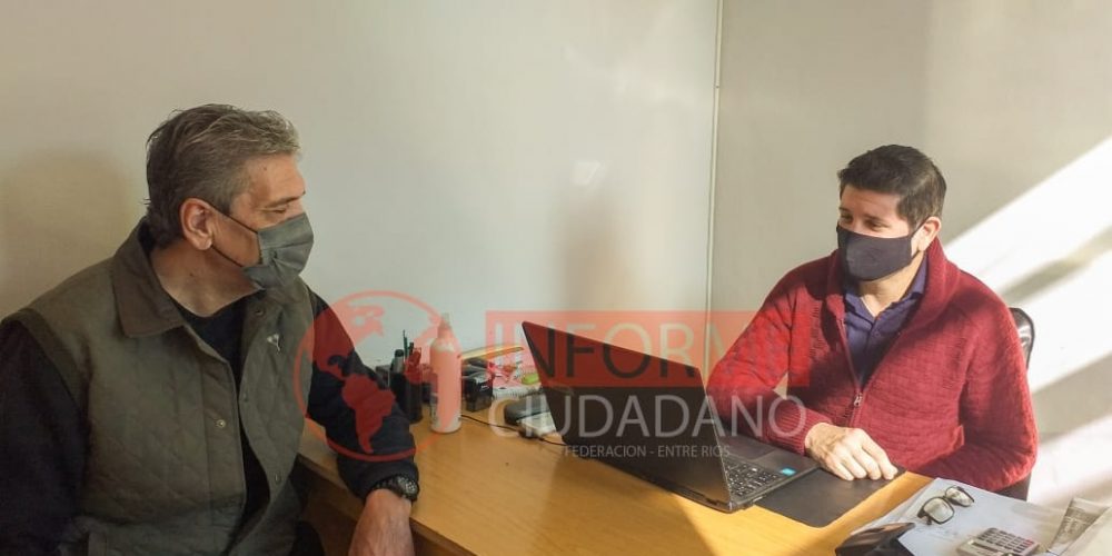 Carlos Martens se reunió con el Jefe de Inspección Municipal