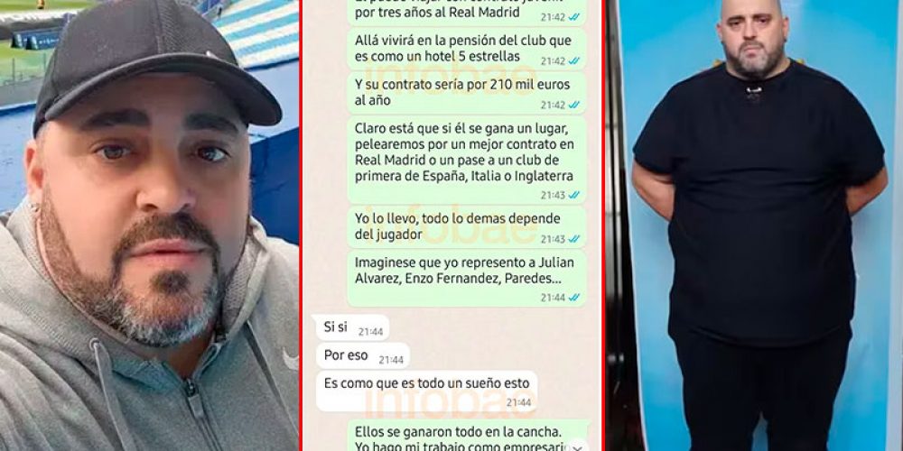 “Puede entrar al Real Madrid”: chats del falso cazatalentos que estafó en Paraná