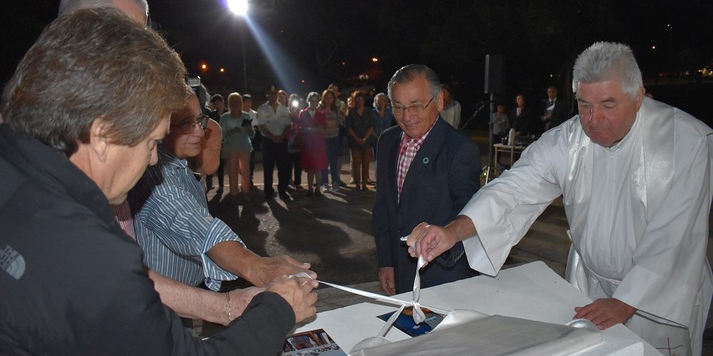 Se inauguró la Plazoleta Presbítero Gilberto F. Viola