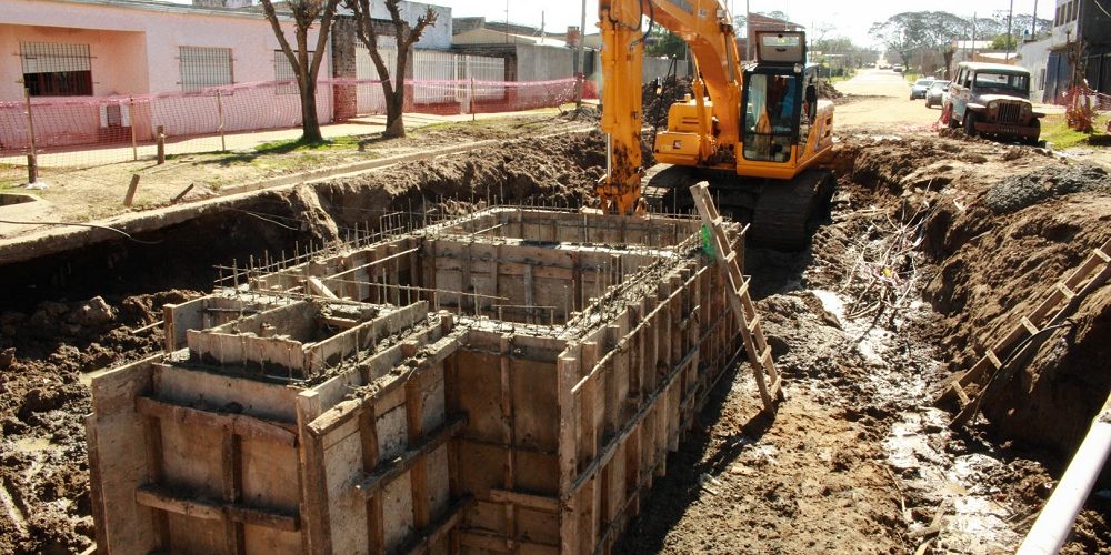 Entra en la recta final la obra de cloacas de CAFESG en Concordia