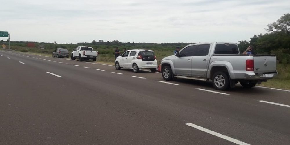 Operativo antidroga en la Autovía 14. Secuestraron cocaína, teléfonos y dinero