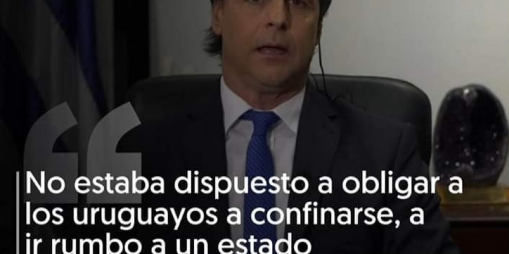 Luis Lacalle Pou defendió la cuarentena flexible: “No estaba dispuesto a ir rumbo a un estado policíaco”